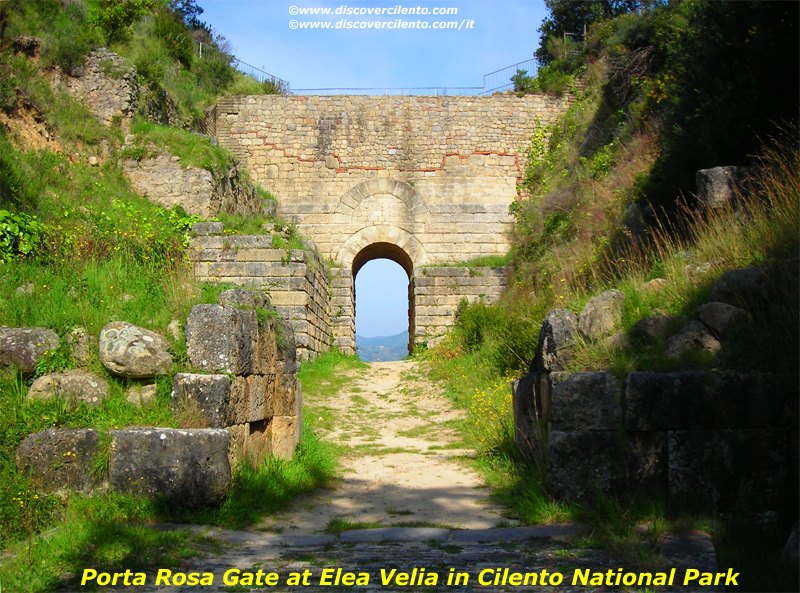 Poera Rosa Gate at Elea Velia in Cilento National Park